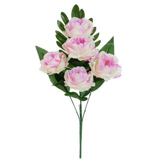 CONJUNTO PEONIA X5-50 CM MALVA