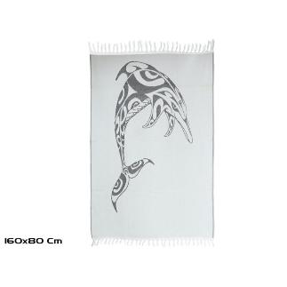TOALLA PLAYA DOLPHIN 160X80 CM