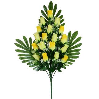 CONJUNTO CAPULLOS SATIN X 18-61 CM AMARILLO