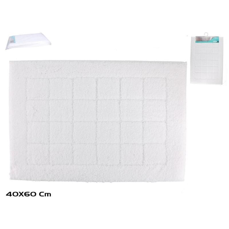ALFOMBRA BAÑO DOÑA 40X60 CM BLANCO