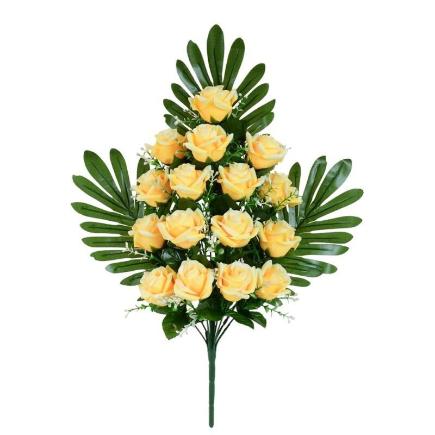 CONJUNTO ROSAS BELLA X 16-58 CM AMARILLO