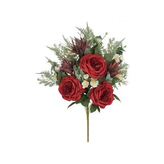 CONJUNTO ROSAS WILD X12-61 CM ROJO