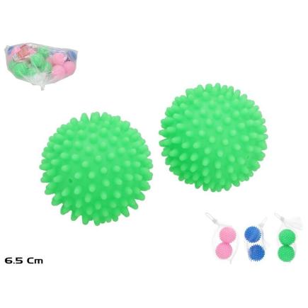SET 2 BOLAS DE SECADO 6.5 CM 3 SURT