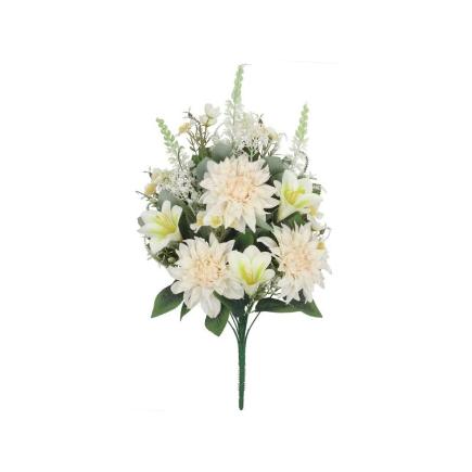 CONJUNTO DALIA-AZUCENAX18-59 CM BLANCO