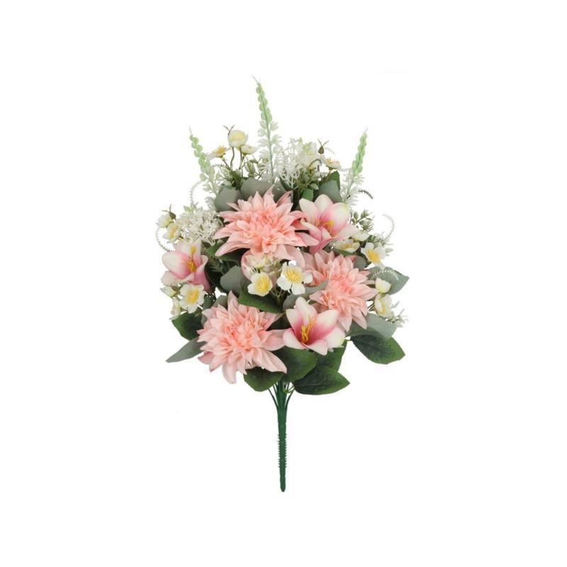 CONJUNTO DALIA-AZUCENAX18-59 CM ROSA