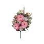 CONJUNTO PEONIA-AZUCENA X18-59 CM FUCSIA
