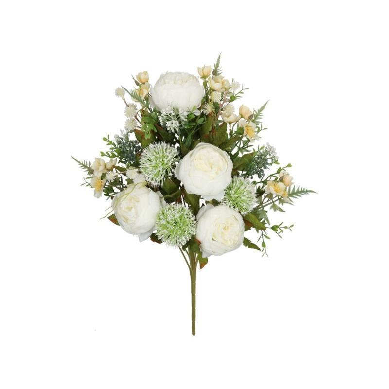 CONJUNTO ROSAS-CALLIUM X18-51 CM BLANCO