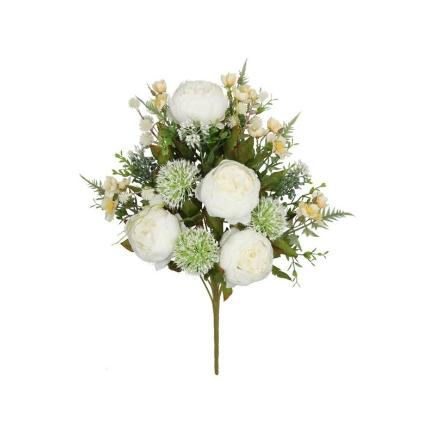 CONJUNTO ROSAS-CALLIUM X18-51 CM BLANCO