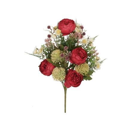 CONJUNTO ROSAS-CALLIUM X18-51 CM ROJO