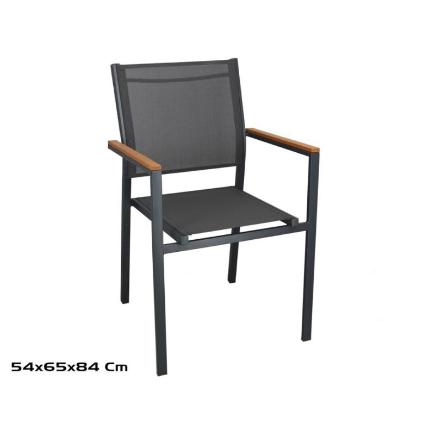 SILLA JARDIN LOKY 54X65X84 CM