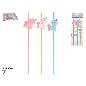 SET 3 PAJITAS UNICORNIO COLORES SURT 24