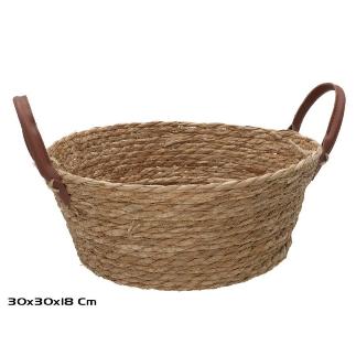 CESTA REDONDA C/ASAS 30X30X12/18 CM LEIRE