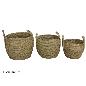 SET 3 CESTA REDONDA 31X31X26/34 CM LOUV