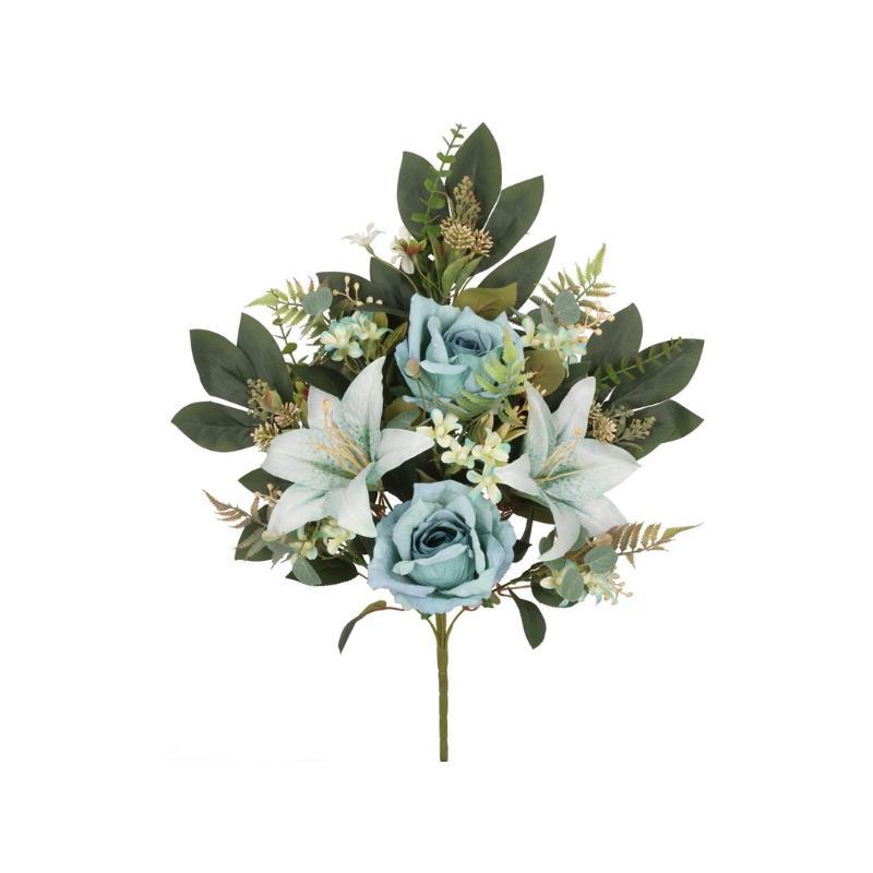CONJUNTO ROS-LILIUM GLITTER X12-60 CM AZUL