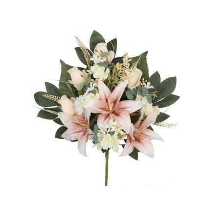 CONJUNTO CAP-LILIUM GLITTER X12-57 CM BEIGE