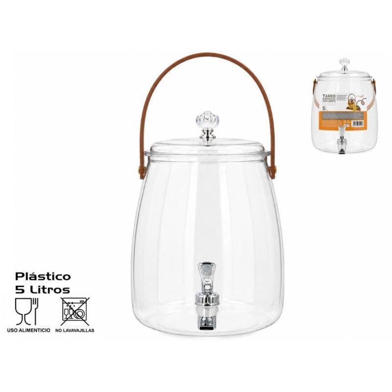 TARRO DISPENSADOR C/GRIFO DUERO 5L 22.5X30