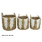 SET 3 CESTOS C/ASAS 38X38X37/46 CM ADRIHN