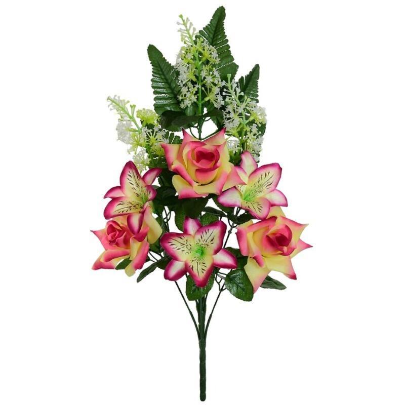 CONJUNTO ROSAS-ASTRO X 9-51 CM VIOLETA