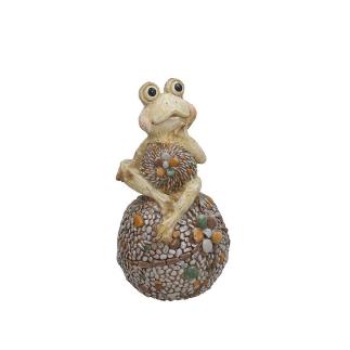 RANA CON PELOTA CRIS 20X19.5X37 CM