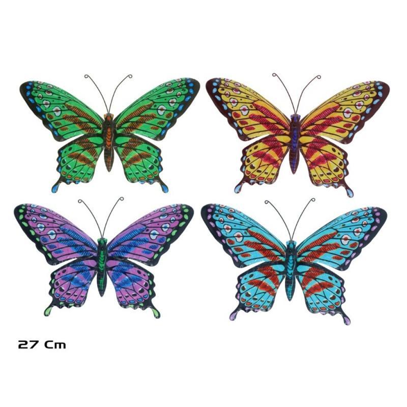 MARIPOSA LUZ 45X27 CM 4 SURT