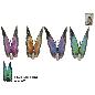 LAMPARA SOLAR 1 LED MARIPOSA 13X15X26 CM