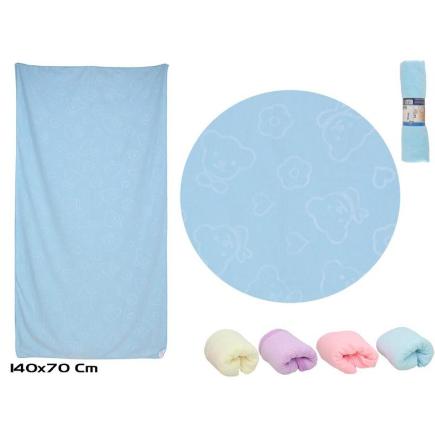 TOALLA BAÑO 4 COLORES SURT 140X70 CM
