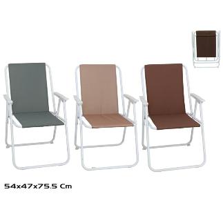 SILLA METAL OXF 600 PLEGABLE MENPHIS RAYAS
