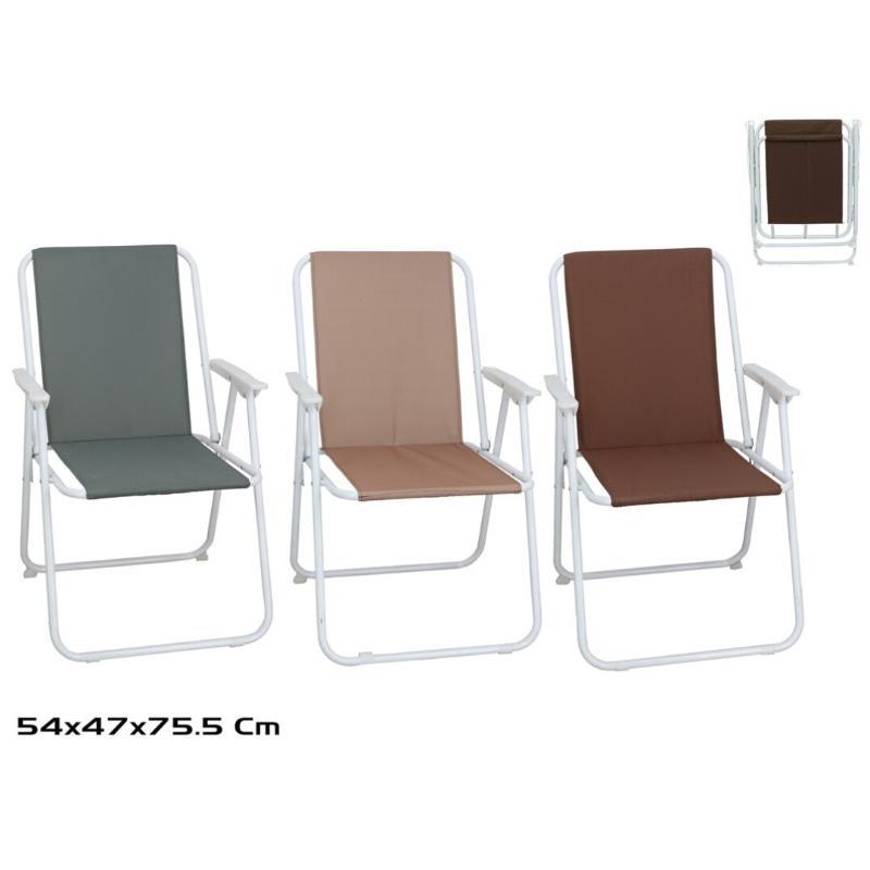 SILLA METAL OXF 600 PLEGABLE MENPHIS RAYAS