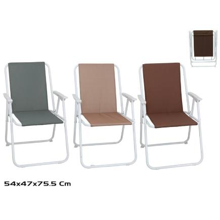 SILLA METAL OXF 600 PLEGABLE MENPHIS RAYAS