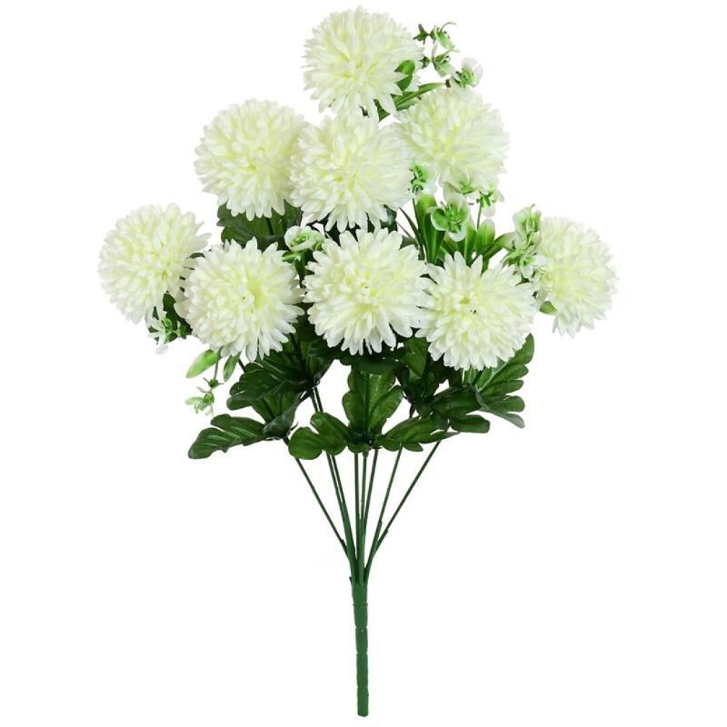 RAMO POM-POM X9-49 CM BLANCO