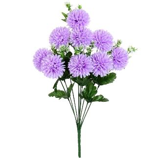 RAMO POM-POM X9-49 CM MALVA