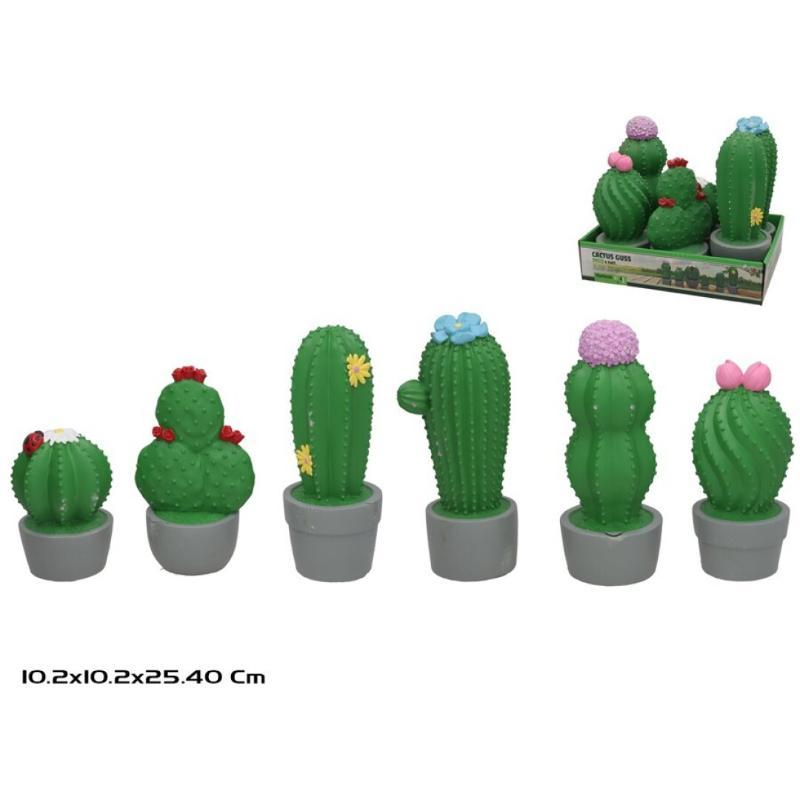 CACTUS GUSS 6 SURT DECO 10.2X10.2X25.4 CM
