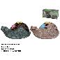 CARACOL C/FLORES 2 SURT LUZ SOLAR LED 33.5X19X16.8 CM