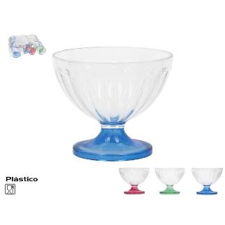 COPA HELADO BRISA 3 COL SRT 10X8.5 CM