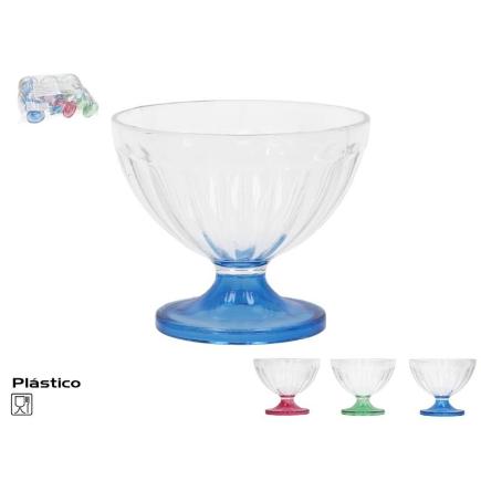 COPA HELADO BRISA 3 COL SRT 10X8.5 CM