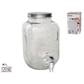 TARRO DISPENSADOR KATE C/GRIFO 4 L