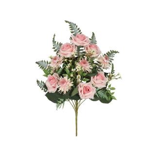 CONJUNTO ROSAS-MUM-FERN X15-56 CM ROSA