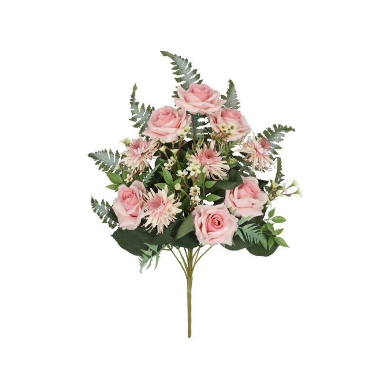 CONJUNTO ROSAS-MUM-FERN X15-56 CM ROSA