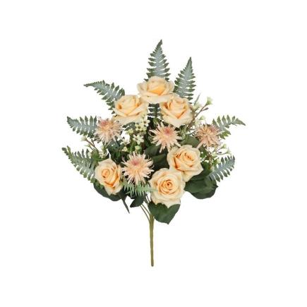 CONJUNTO ROSAS-MUM-FERN X15-56 CM AMARILLO