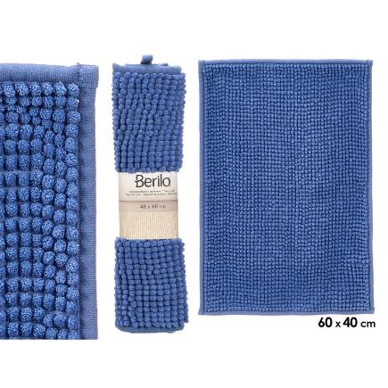 ALFOMBRA BAÑO AZUL MARINO 40X60 CM