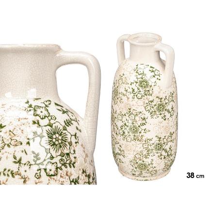 JARRON NONNA 2 ASA VERDE BEIGE 38 CM