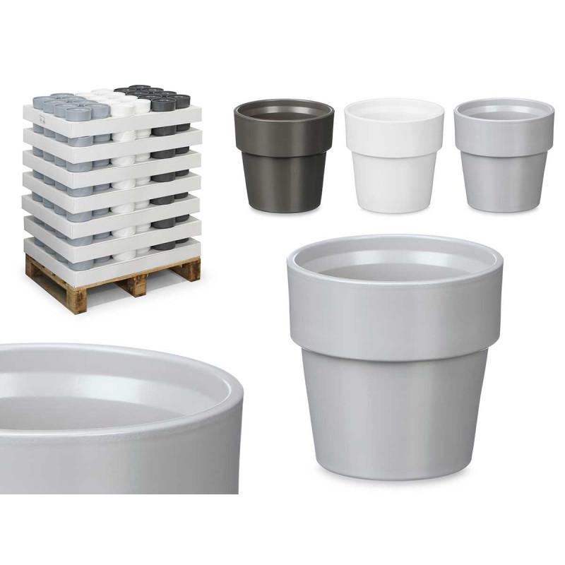 MACETA CONICA APILABLE SURT 3 COL NEUTR