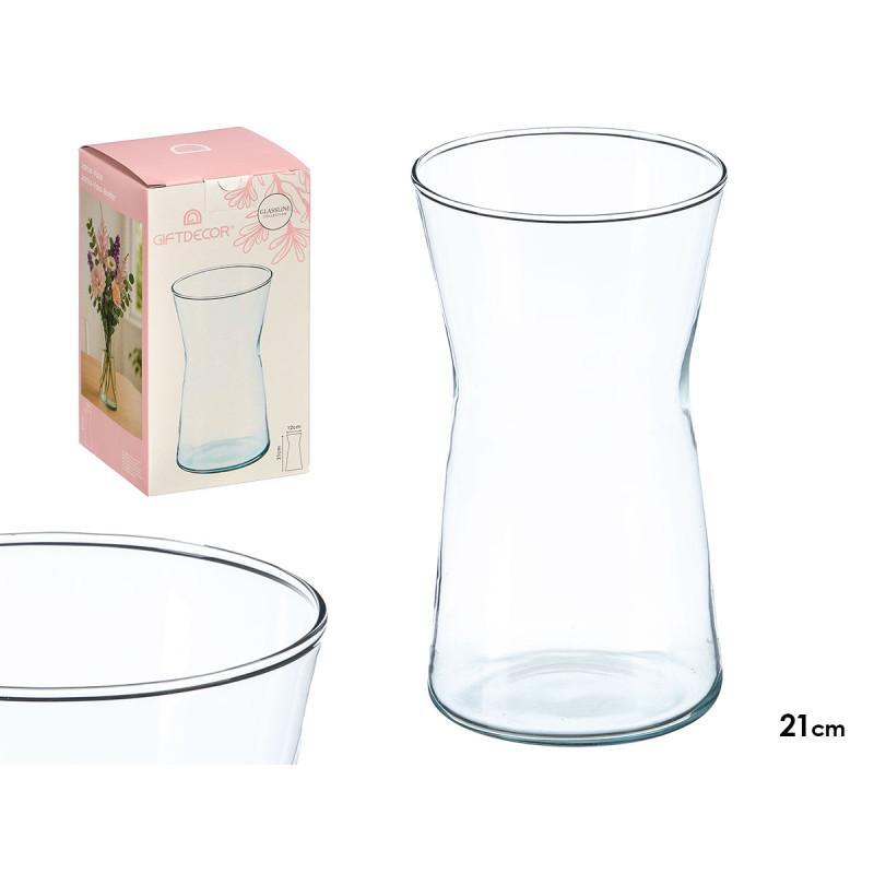 JARRON CRISTAL BOCA ANCHA 21 CM