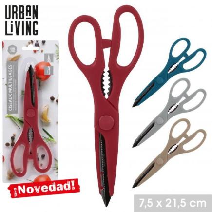 TIJERAS MULTIUSO 4 COLORES SURT