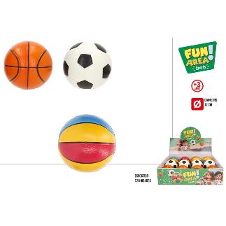 PELOTA 12 CM 3/S DISP SPORTS & GAMES