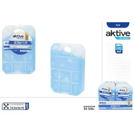 ULTRA ICE-BLOQUE ENFRIADOR SALINO 400 ML AKTIVE