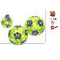 BALON FUTBOL PLAYA NEOPRENO BARÇA D21 CM