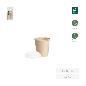 COMBO VASO TAPA DRINK NATURE 120 CC 50 UDS FSC  MIX 70%