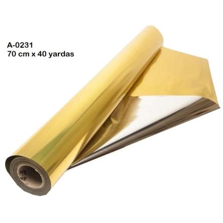 BOBINA METALIZADA 70 CM X 40 UDS