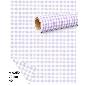 BOBINA PROPILENO OPACO CUADROS VICHY 70CM X 40 M PERLATO LILA